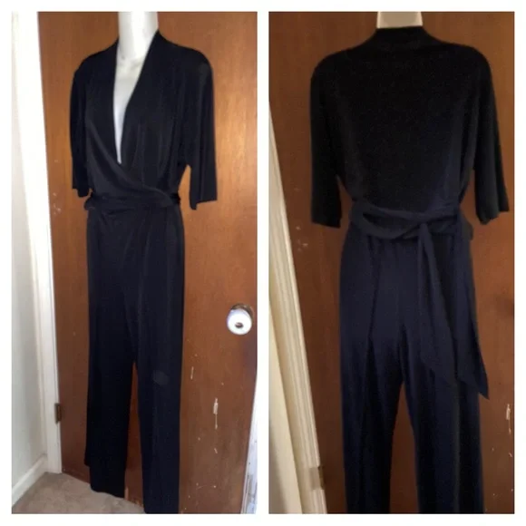 Malene Birger Zhou Wrap-Effect Stretch-Crepe Jumpsuit